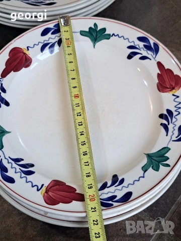 холандски сервиз за хранене Boch Borenbont и Petrus Regout & Co. Maastricht 31/3, снимка 13 - Сервизи - 53053694