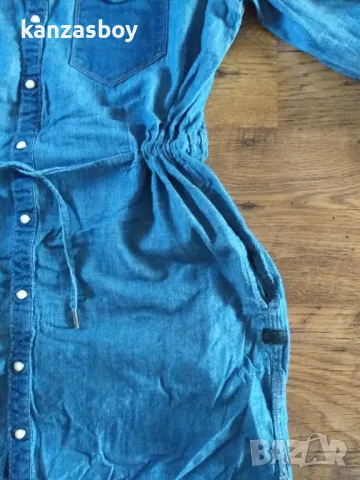 g-star dress wmn s/less - страхотна рокля КАТО НОВА L, снимка 7 - Рокли - 47792857