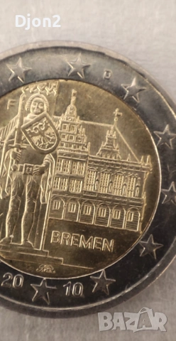 Евро Монета вижда се номинала, снимка 4 - Нумизматика и бонистика - 53243932