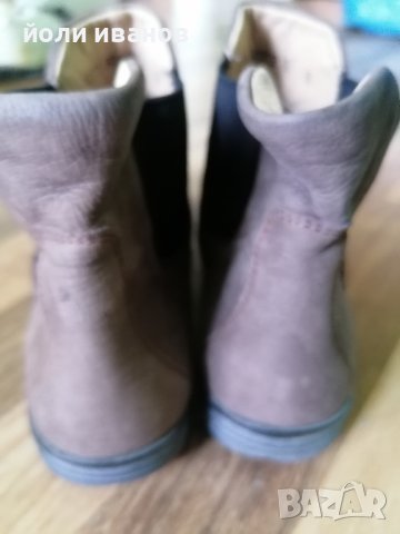 Обувки за пролет и есен,набук,тип мокасина високи,39 1/2, снимка 6 - Дамски ежедневни обувки - 36885614