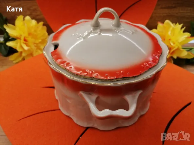  Български  Порцеланов Супник Разград, снимка 8 - Прибори за хранене, готвене и сервиране - 50362338