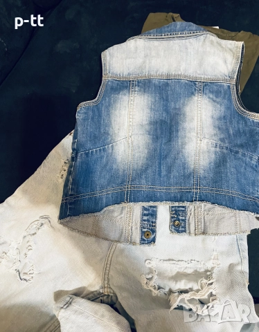 Дънково късо елече , снимка 6 - Елеци - 52336067