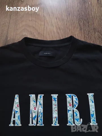 amiri paisley t shirt - страхотна мъжка тениска XL ОТЛИЧНА, снимка 2 - Тениски - 55805995