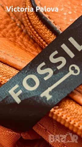 Дамска чанта FOSSIL USA оригинал естествена кожа, снимка 11 - Чанти - 48772699