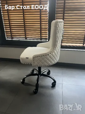 Стол на колелца Lyon /bb/- 2 г гаранция и безплатна доставка до офис, снимка 3 - Столове - 48088126