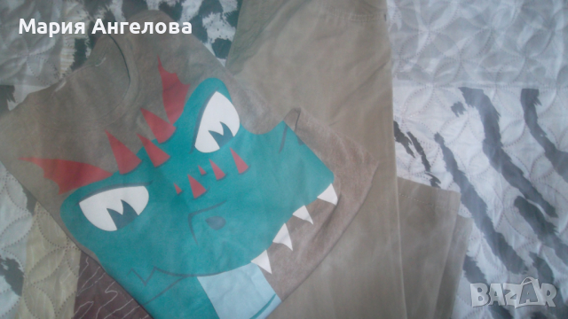 Панталон/тънък/ "Уайкики" и блузка, снимка 6 - Детски комплекти - 36454908