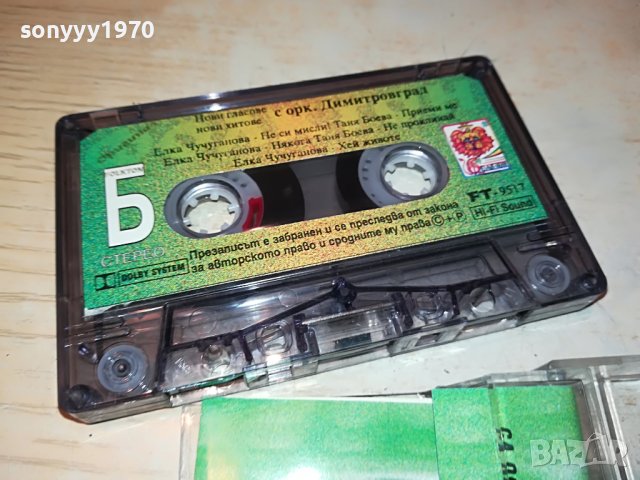 НОВИ ГЛАСОВЕ-ОРК.ДИМИТРОВГРАД КАСЕТА 1212221945, снимка 11 - Аудио касети - 38988450