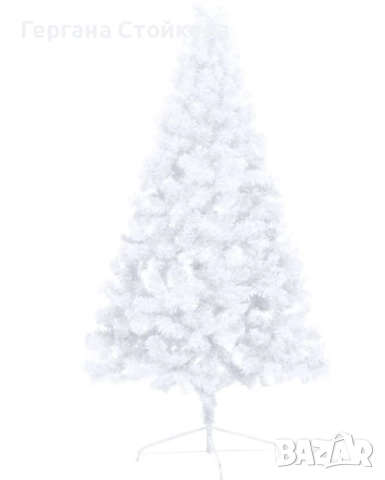 Изкуствена коледна елха - бяла -120см