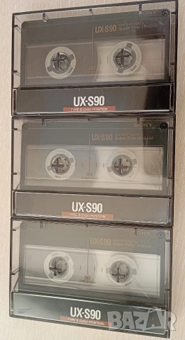 Sony UX-S 90 хромни аудио касети с чисти обложки с етикети, снимка 2 - Аудио касети - 53984772