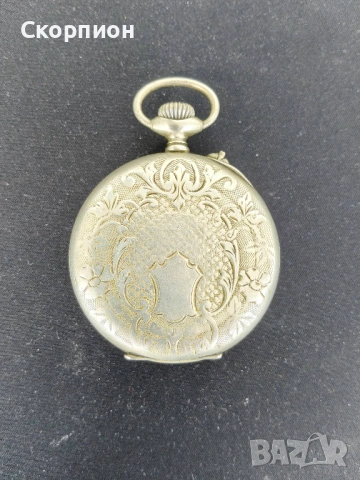 Швейцарски джобен часовник с посребрени капаци - ARGENTAN - ПРОМОЦИЯ, снимка 5 - Джобни - 50527124