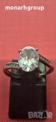 Сребърен пръстен, снимка 2 - Пръстени - 52656593