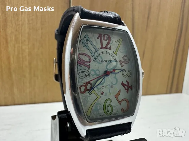 Часовник Franck Muller Crazy Numbers Франк Мюлер само за 150 лв с кожена каишка. , снимка 2 - Други - 47946323
