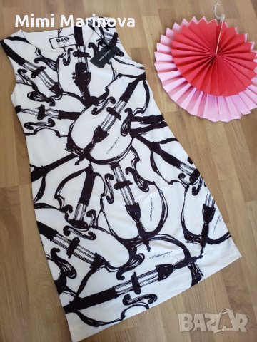  Рокля D&G  с флорални елементи