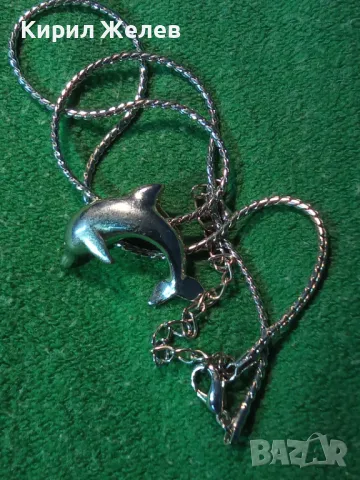 ФИНО ПОСРЕБРЕНО КОЛИЕ с ФИГУРАЛНА АРТ ВИСУЛКА ДЕЛФИНЧЕ 21321, снимка 8 - Колиета, медальони, синджири - 47034898