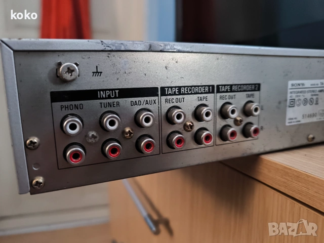 Усилвател Sony Japon 2x50w, снимка 8 - Ресийвъри, усилватели, смесителни пултове - 53140001