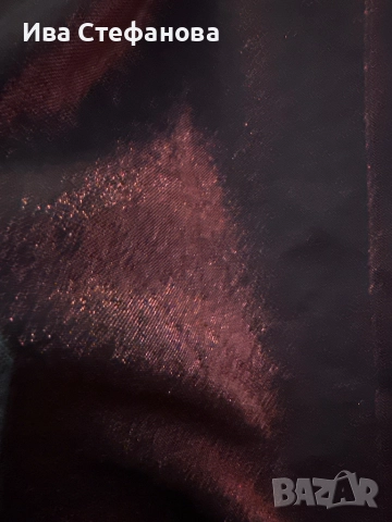 Бляскава нова многоцветно бордо ламе нишка парти коктейлна официална еластична дълга  рокля , снимка 4 - Рокли - 52731560