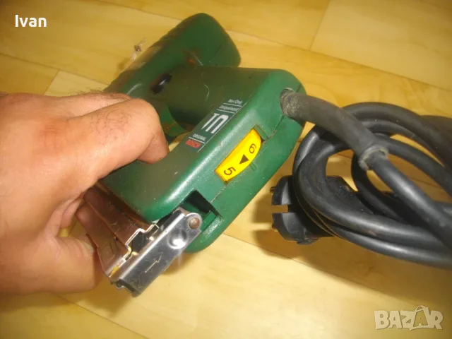 BOSCH PTK19E НЕМСКИ ОРИГИНАЛ СТАРО КАЧЕСТВО ЕЛ. ТАКЕР БОШ КОМБИНИРАН С ЕЛ. КОНТРОЛ И РЕГУЛАЦИЯ УДАР, снимка 7 - Други инструменти - 56121558