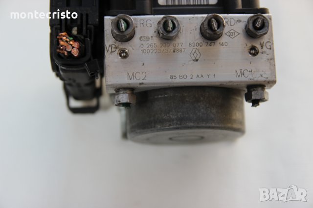 ABS модул Renault Clio III (2005-2013г.) 0 265 232 077 / 0265232077 / 0 265 800 559 / 0265800559, снимка 4 - Части - 37158822