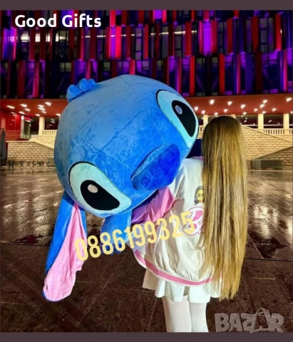 Голям плюшен Стич 20-140см Гигантски плюшен Стич, Плюшена играчка Стич, снимка 3 - Плюшени играчки - 51098321