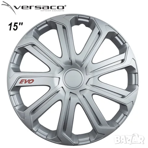 Тасове за джанти 15'' Versaco Evo Silver, снимка 2 - Аксесоари и консумативи - 55861773