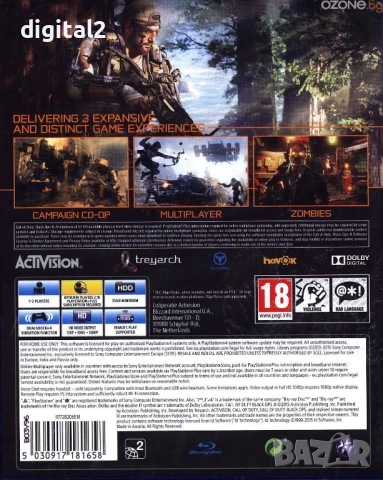 Call of Duty: Black Ops III (PS4) Игра PS4 PS5 Нова Запечатана, снимка 10 - Игри за PlayStation - 54330213