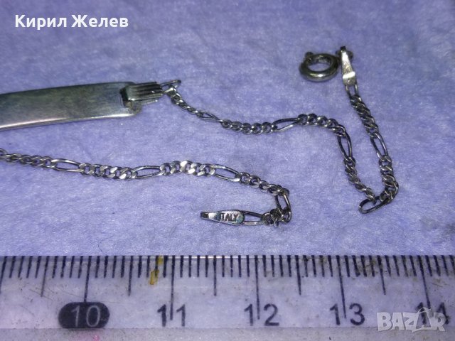 ПРЕКРАСНА ФИНА ИТАЛИАНСКА СРЕБЪРНА АРТ ГРИВНА МАТИРАНО СРЕБРО 925 ITALY 40576, снимка 8 - Гривни - 42793791