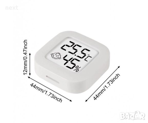 Дигитален термометър влагометър Indoor Mini Temperature LCD Electronic Monitor Hygrometer Outdoor , снимка 2 - Друга електроника - 51451946