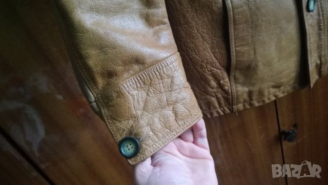 Яке естествена БИВОЛСКА кожа , снимка 3 - Якета - 34479054