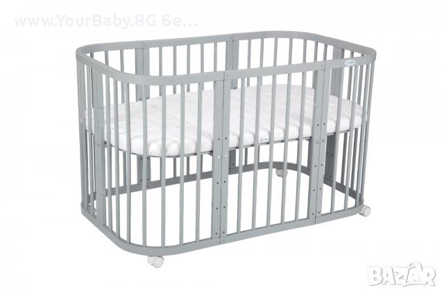 ТОП Детско Легло Кошара Смарт 7в1 с Матрак  Сива, снимка 4 - Кошарки - 37407572