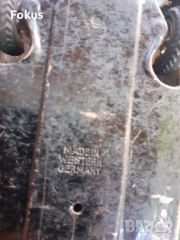 Стара метална германска количка Mercedes с механизъм - рядка, снимка 4 - Антикварни и старинни предмети - 53326865