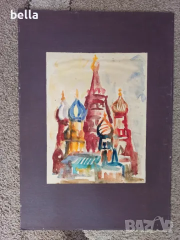 2 АВТОРСКИ АКВАРЕЛА НА ХУД.КРАСИМИР КРЪСТЕВ