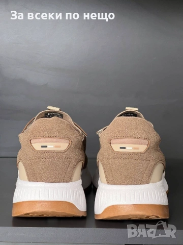 Hugo Boss Мъжки Бежови Маратонки👟Мъжки Спортни Обувки В Бежов Цвят Хуго Бос Код E1323, снимка 6 - Маратонки - 54148409