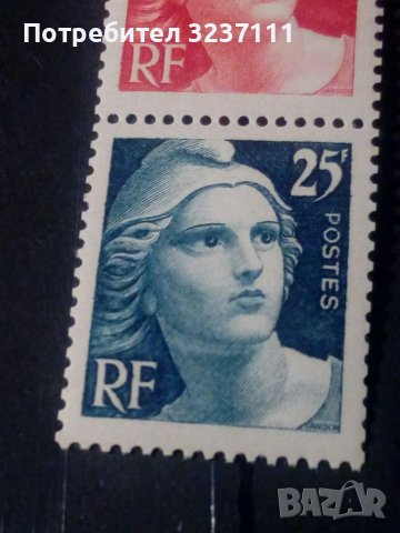 Франция 100 години от първата марка, снимка 3 - Филателия - 39462001