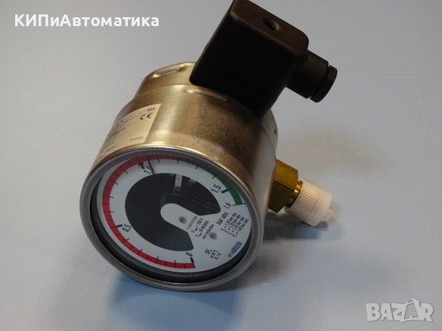 Ел. контактен манометър Wika SF-6 pressure gauge Ф100 0-1.6 bar