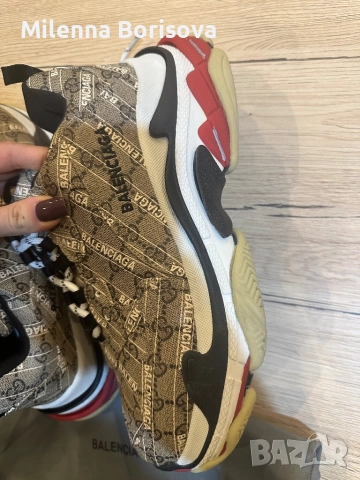 Маратонки Balenciaga колаборация с Gucci, снимка 8 - Маратонки - 50617987
