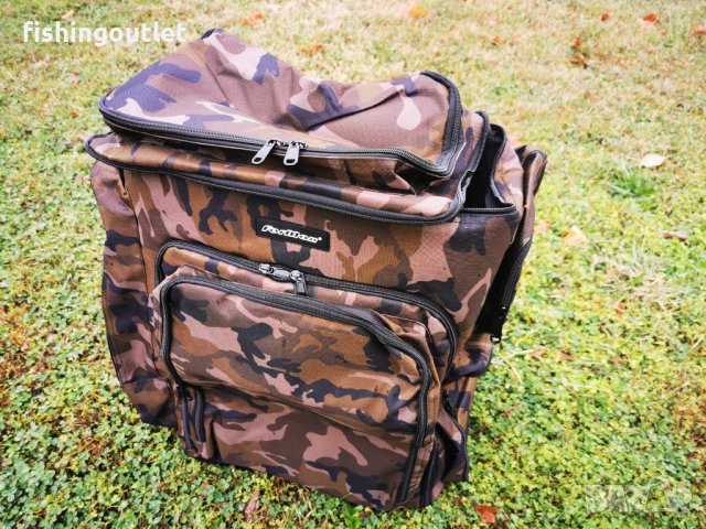 Водонопромукаема раница с 6 външни джоба FORMAX BACKPACK CAMO MEGA, снимка 2 - Такъми - 42907740