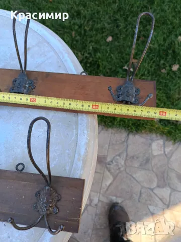 Дървена винтидж закачалка. Чудесно винтидж допълнение към Вашия дом. 45 лв. за бр., снимка 7 - Антикварни и старинни предмети - 48870356