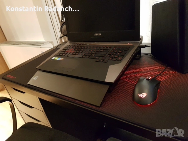ASUS ROG геймърски лаптоп | i7 | GTX 1070 8GB | 32GB RAM, снимка 5 - Лаптопи за игри - 53163460
