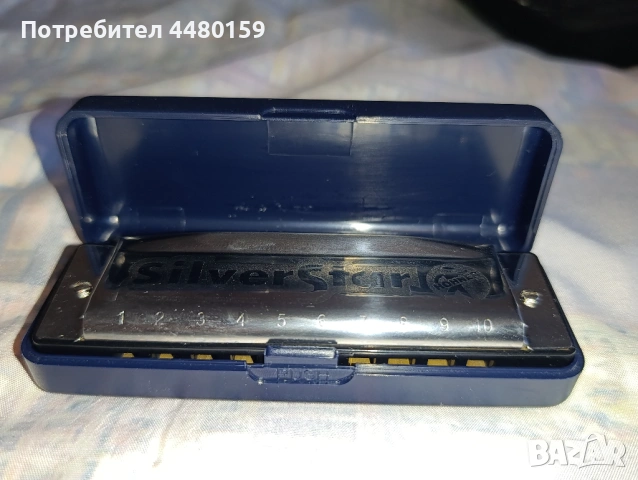 HOHNER Silver Star – Нова губна хармоника (неизползвана), снимка 2 - Духови инструменти - 54138299