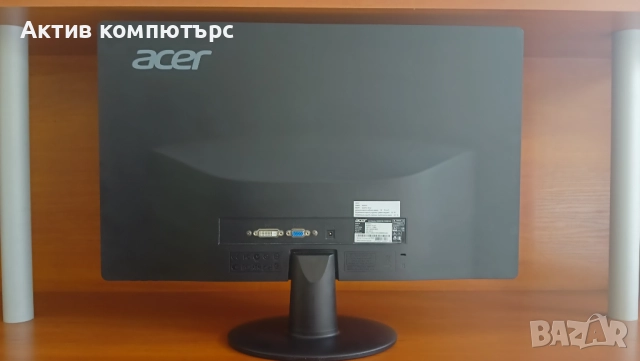 Монитор Acer S230HL 23" 1920x1080 Full HD 16:9 LED VGA DVI, снимка 4 - Монитори - 52075325