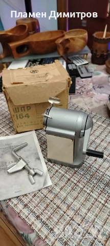 Стара острилка СССР 1980 год., снимка 7 - Антикварни и старинни предмети - 54195618