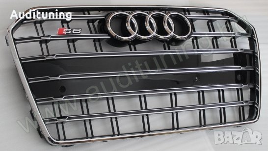 Тунинг решетка за Ауди Audi А6-S6 визия Ц7 C7 facelift  2016 2017 2018, снимка 4 - Тунинг - 32041565