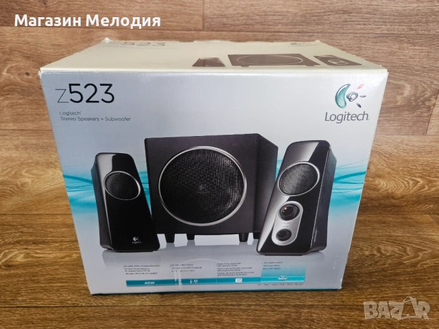 Компютърни колони Logitech Z523 2.1 Мощна аудио система с 360-градусов звук. , снимка 3 - Тонколони - 54192766