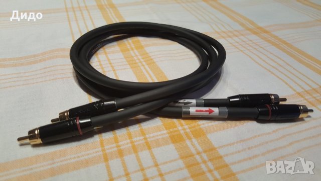 RCA - RCA кабел 20AWG - O.F.C.  1 м. , снимка 2 - Ресийвъри, усилватели, смесителни пултове - 35181814