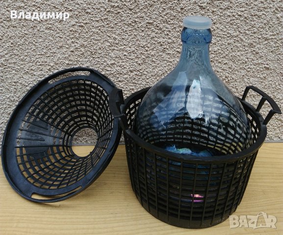 Дамаджана стъклена - 5 л., снимка 3 - Бидони, бурета и бъчви - 37856276
