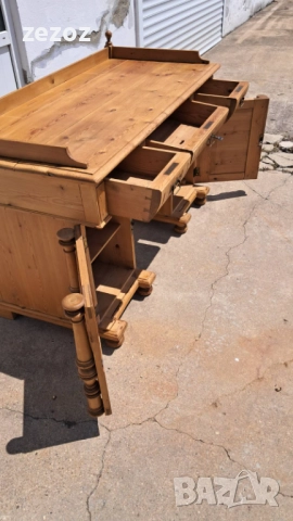Бюро антикварно масив, снимка 5 - Бюра - 51886894