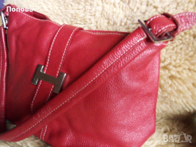 Кокетна чанта от естествена кожа , снимка 6 - Чанти - 38823415