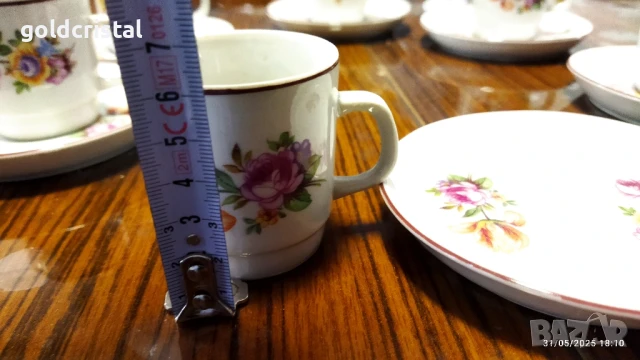 Стар български порцелан чашки за кафе , снимка 7 - Антикварни и старинни предмети - 42867571