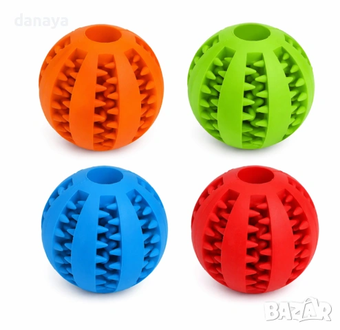 6585 Играчка за куче топка с място за гранули -5 см, снимка 3 - За кучета - 54226883
