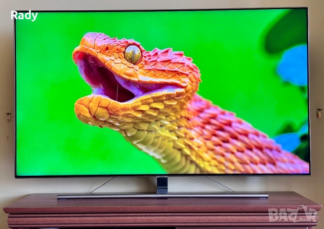 Телевизор SAMSUNG, 55”, QLED, Ultra 4K HD (3840 x 2160), снимка 7 - Телевизори - 53890377